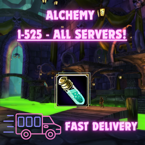 WOW Mist of Pandaria Classic/ Alchemy 1-525 EU Leveling Kit/DIY Package/ More details at descriptions